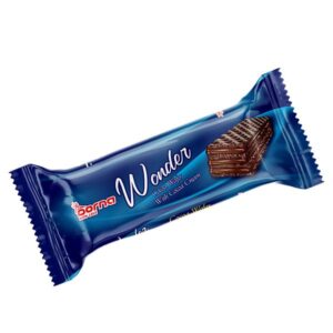 ویفر کرم دار کاکائویی با روکش شکلات تلخ درنا 35 گرمی