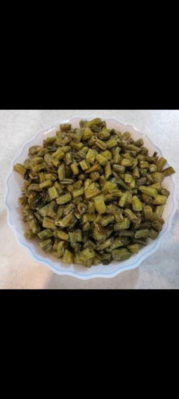 لوبیا سبز سرخ شده