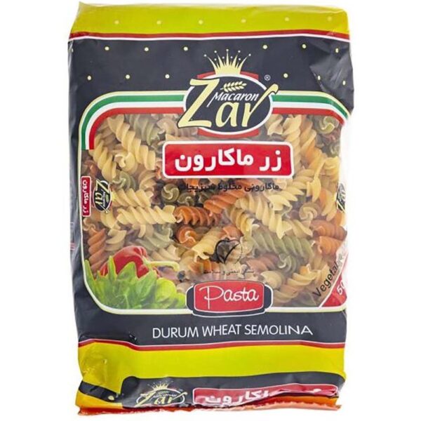 ماکارونی پیچ رنگی زر