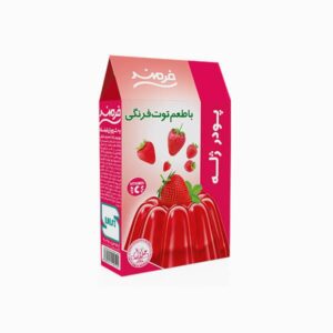 پودر ژله فرمند توت فرنگی
