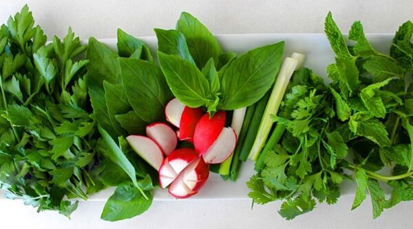 سبزی پاک شده