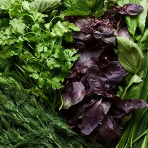 سبزی تازه پاک نشده